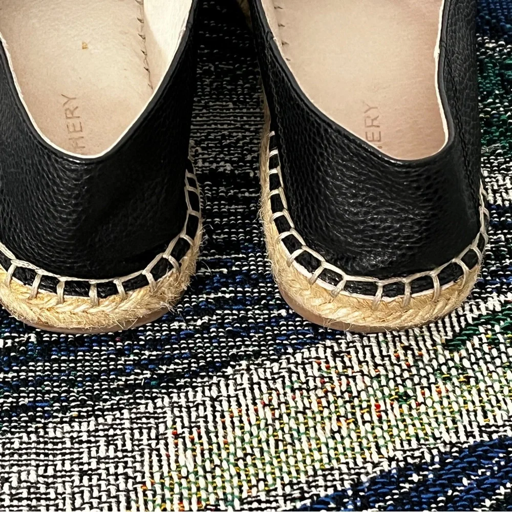 Witchery Black Non Leather Maya Espadrille